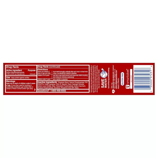 imageColgate Optic White Advanced Hydrogen Peroxide Toothpaste Pack Teeth Whitening Toothpaste EnamelSafe Hydrogen Peroxide Formula Helps Remove Tea Coffee and Wine Stains Icy Fresh 3 Pack 32 oz45 Ounce Pack of 2