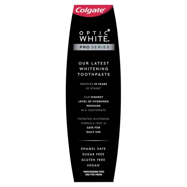 imageColgate Optic White Pro Series Whitening Toothpaste with 5 Hydrogen Peroxide Stain Prevention 3 Oz Tube3 Ounce Pack of 1