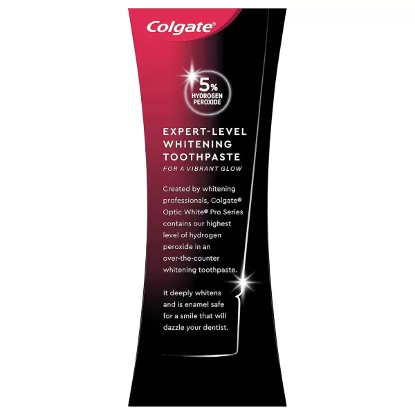 imageColgate Optic White Pro Series Whitening Toothpaste with 5 Hydrogen Peroxide Stain Prevention 3 Oz Tube3 Ounce Pack of 1