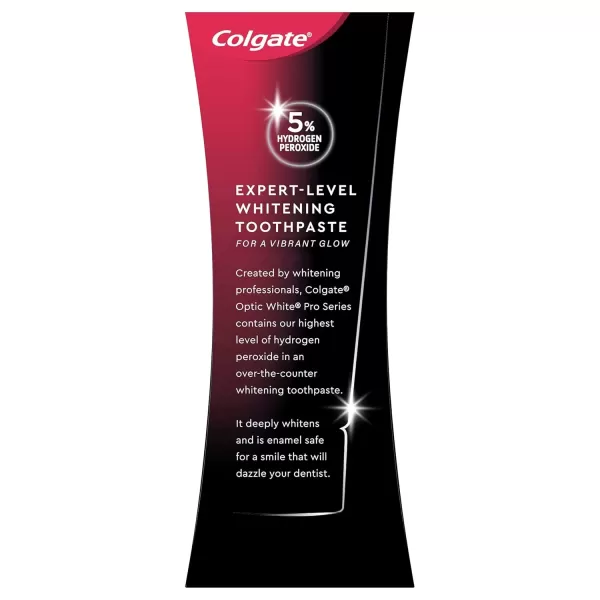 imageColgate Optic White Pro Series Whitening Toothpaste with 5 Hydrogen Peroxide Stain Prevention 3 Oz Tube3 Ounce Pack of 1