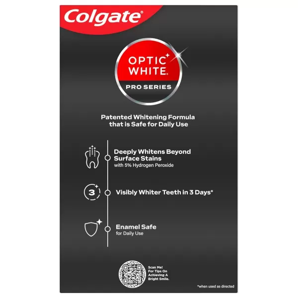 imageColgate Optic White Pro Series Whitening Toothpaste with 5 Hydrogen Peroxide Stain Prevention 3 Oz Tube3 Ounce Pack of 2