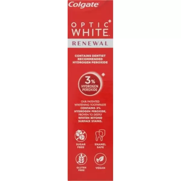 imageColgate Optic White Renewal Enamel Strength Teeth Whitening Toothpaste 3 Oz