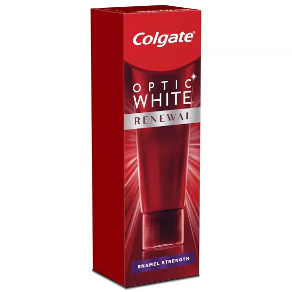 imageColgate Optic White Renewal Enamel Strength Teeth Whitening Toothpaste 3 Oz