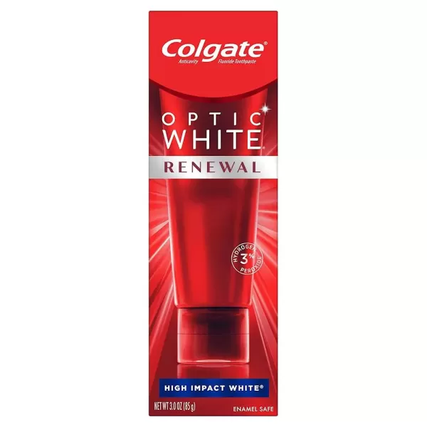 imageColgate Optic White Renewal Enamel Strength Teeth Whitening Toothpaste 3 Oz