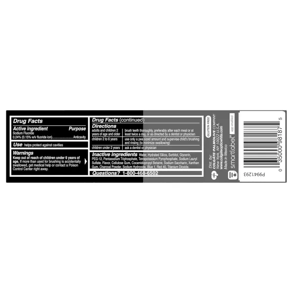 imageColgate Optic White with Charcoal Whitening Toothpaste Cool Mint Flavor Safely Removes Surface Stains EnamelSafe for Daily Use Teeth Whitening Toothpaste with Fluoride 3 Pack 42 Oz Tube