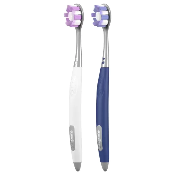 imageColgate Renewal Manual Toothbrush 2 Count Pack of 1 Multicolored