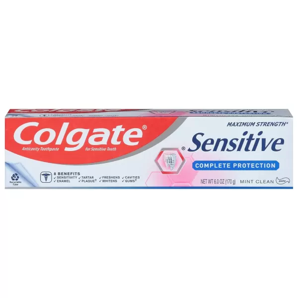 imageColgate Sensitive Toothpaste Complete Protection Mint  6 ounce
