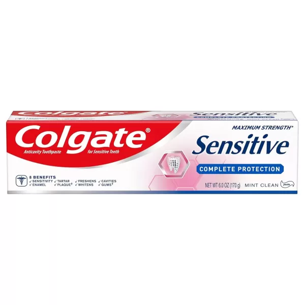 imageColgate Sensitive Toothpaste Complete Protection Mint  6 ounce6 Ounce Pack of 1