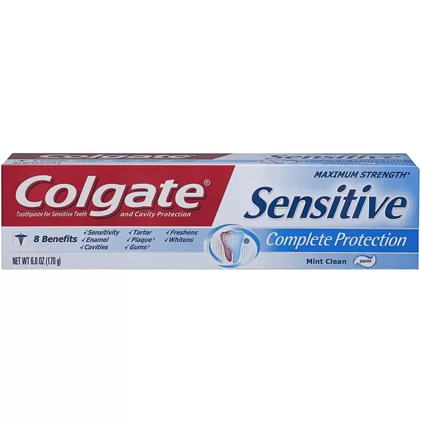 imageColgate Sensitive Toothpaste Complete Protection Mint Clean  6 ounce Pack of 26 Ounce Pack of 4