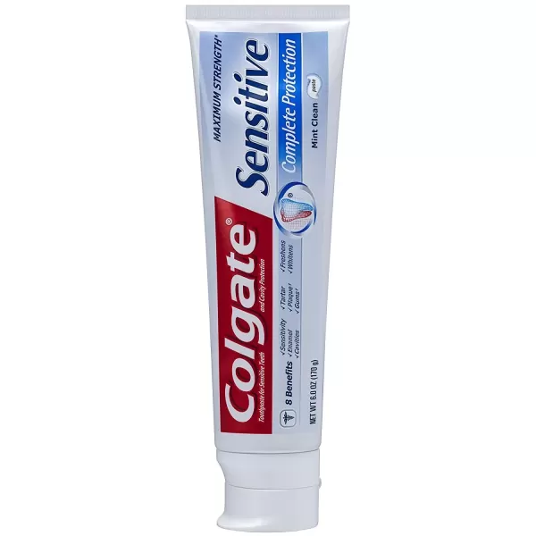 imageColgate Sensitive Toothpaste Complete Protection Mint Clean  6 ounce Pack of 26 Ounce Pack of 4