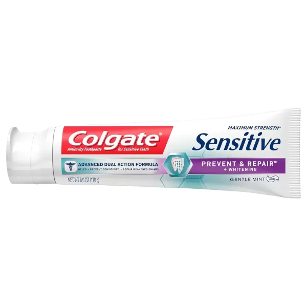 imageColgate Sensitive Toothpaste Prevent and Repair  Mint Paste Formula 6 ounce 1 Pack