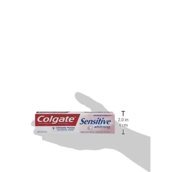 imageColgate Sensitive Toothpaste with Maximum Strength and Whitening  6 ounce 2 Pack6 Ounce Pack of 6
