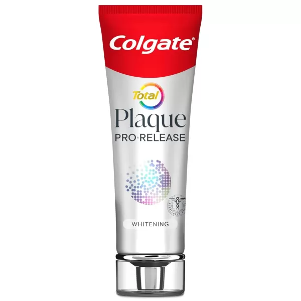 imageColgate Total Plaque Pro Release Whitening Toothpaste 2 Pack 30 Oz Tubes3 Ounce Pack of 1