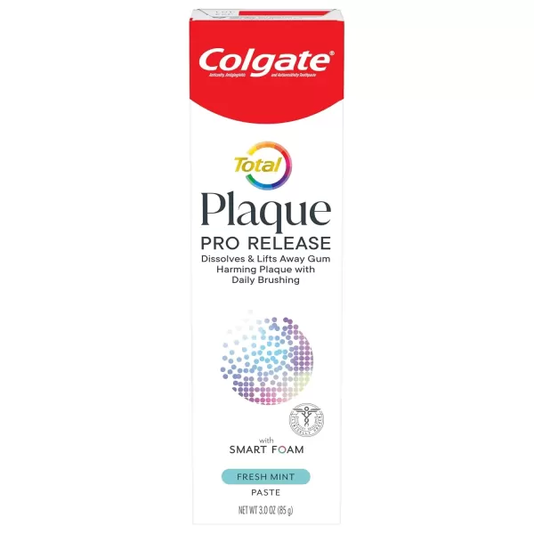 imageColgate Total Plaque Pro Release Whitening Toothpaste 2 Pack 30 Oz Tubes3 Ounce Pack of 1