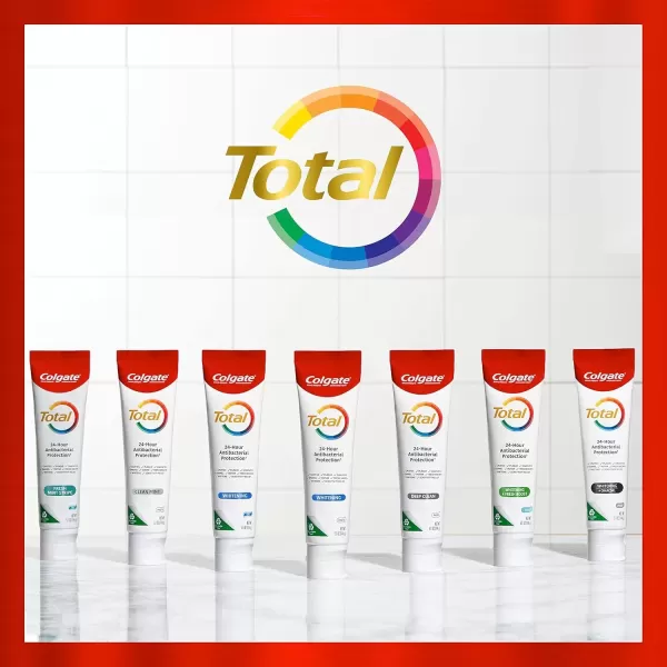 imageColgate Total Teeth Whitening Toothpaste 10 Benefits Including Sensitivity Relief Whitening Mint 48 oz  Pack of 4 Whitening Paste