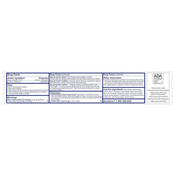 imageColgate Total Toothpaste with Stannous Fluoride and Zinc Multi Benefit Toothpaste with Sensitivity Relief and Cavity Protection Deep Clean  48 Ounce Pack of 2