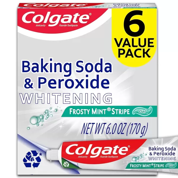 imageColgate Total Whitening Toothpaste Gel  48 ounce Pack of 4Frisky mint