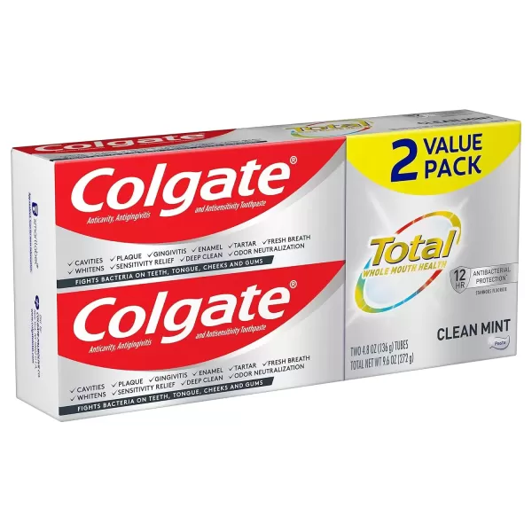 imageColgate Total Whitening Toothpaste Gel  48 ounce Pack of 4Mint