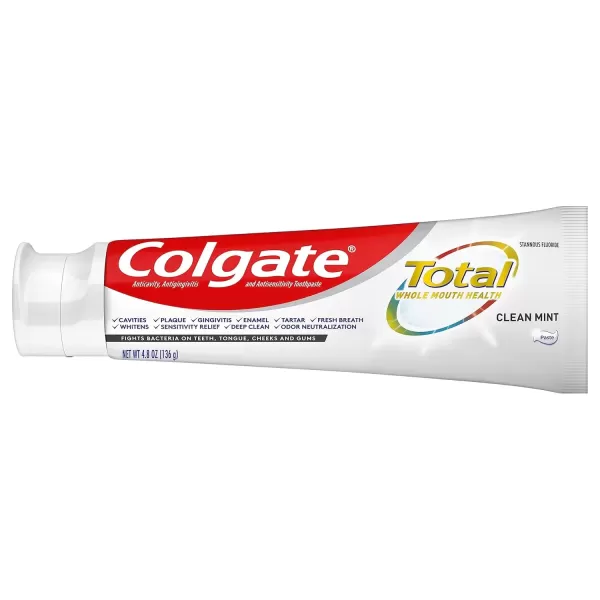 imageColgate Total Whitening Toothpaste Gel  48 ounce Pack of 4Mint