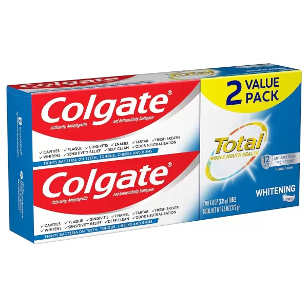 imageColgate Total Whitening Toothpaste Gel  48 ounce Pack of 4Whitening Paste