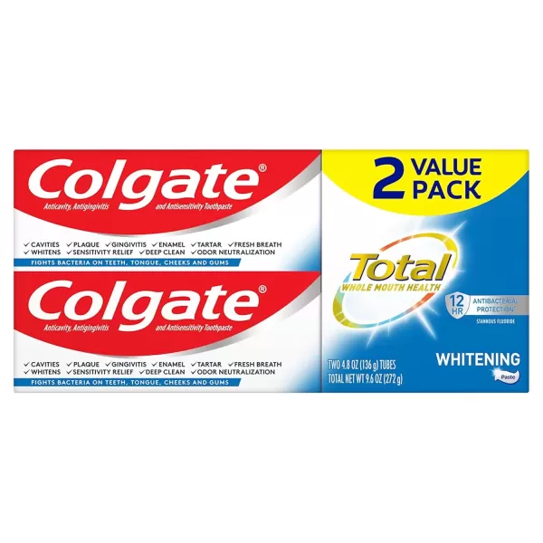 imageColgate Total Whitening Toothpaste Gel  48 ounce Pack of 4Whitening Paste