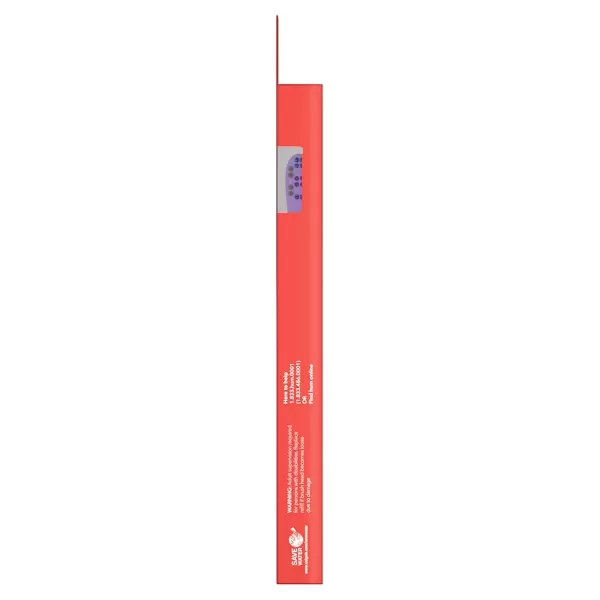 imageColgate hum Replacement Heads hum Toothbrush Heads with Floss Tip Bristles for Smart Toothbrush Blue 2 PackPurple