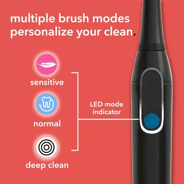 imageColgate hum Smart Electric Toothbrush Kit Rechargeable Sonic Toothbrush with Travel Case ampamp Bonus Refill Head BlueAmazon Exclusive Black