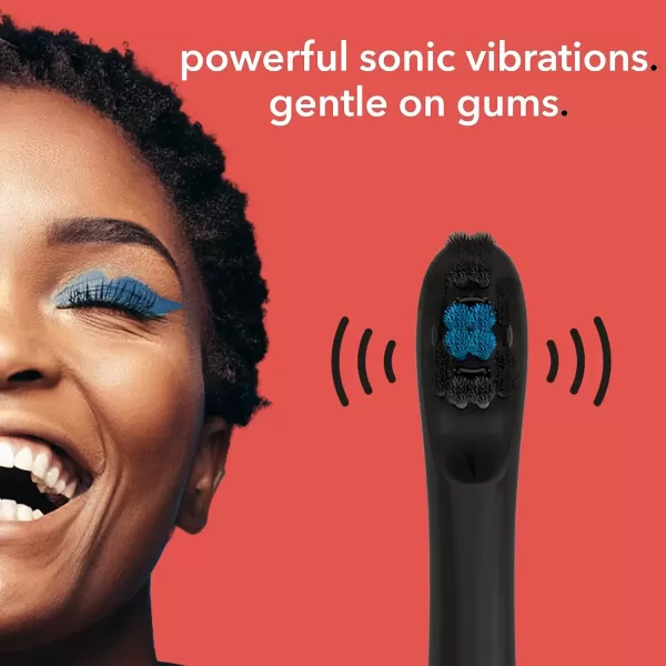 imagehum by Colgate Electric Toothbrush for Adults Rechargeable Smart Sonic Toothbrush PurpleBlack