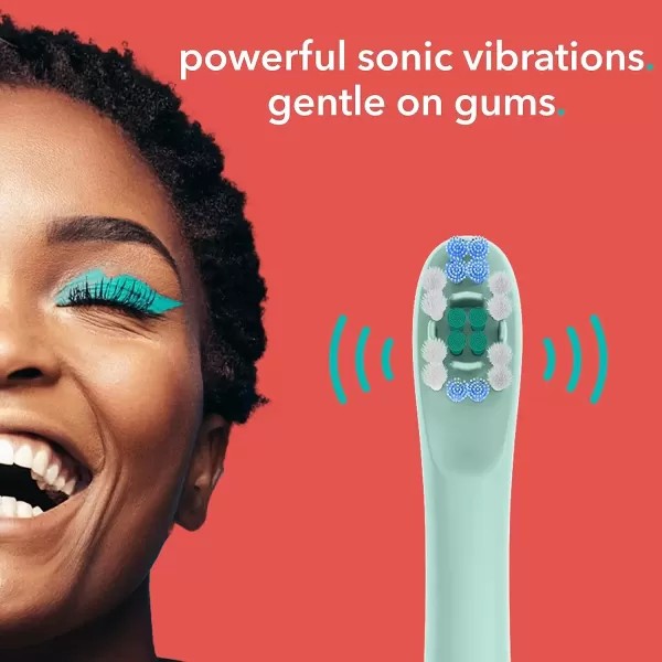 imagehum by Colgate Electric Toothbrush for Adults Rechargeable Smart Sonic Toothbrush PurpleGreen