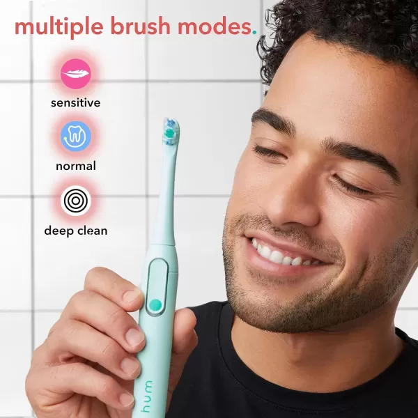 imagehum by Colgate Electric Toothbrush for Adults Rechargeable Smart Sonic Toothbrush PurpleGreen