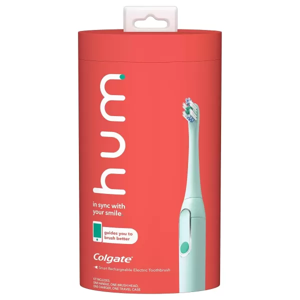 imagehum by Colgate Electric Toothbrush for Adults Rechargeable Smart Sonic Toothbrush PurpleGreen