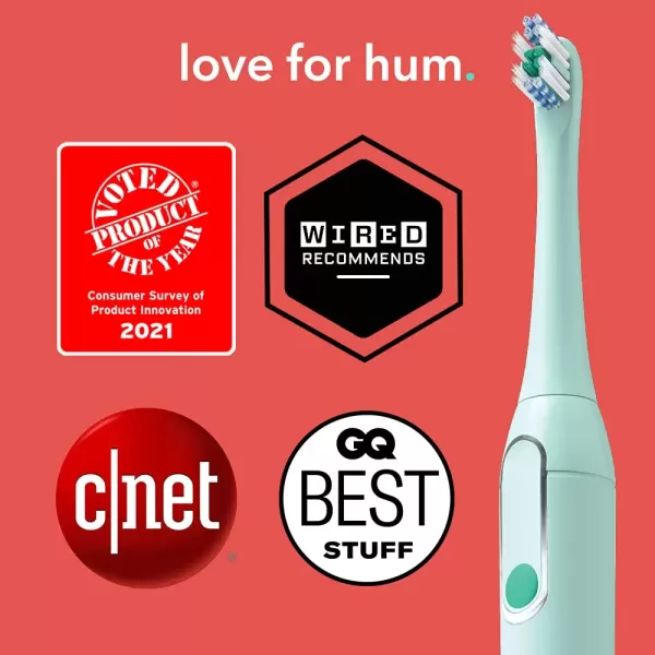 imagehum by Colgate Electric Toothbrush for Adults Rechargeable Smart Sonic Toothbrush PurpleGreen