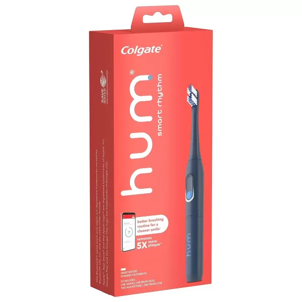 imagehum by Colgate Smart Rhythm Sonic Toothbrush Kit BatteryPowered Slate Grey