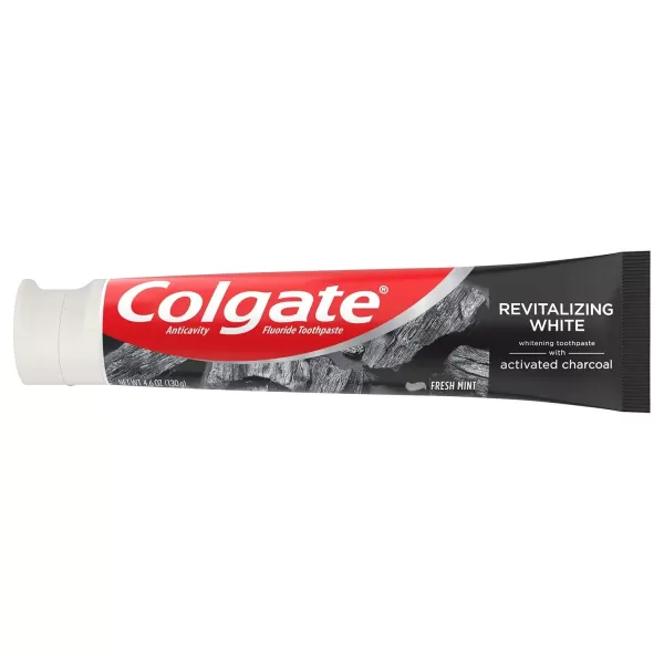 imageColgate Charcoal Teeth Whitening Toothpaste Natural Mint Flavor Vegan 46 Ounce 3 Pack46 Ounce Pack of 3