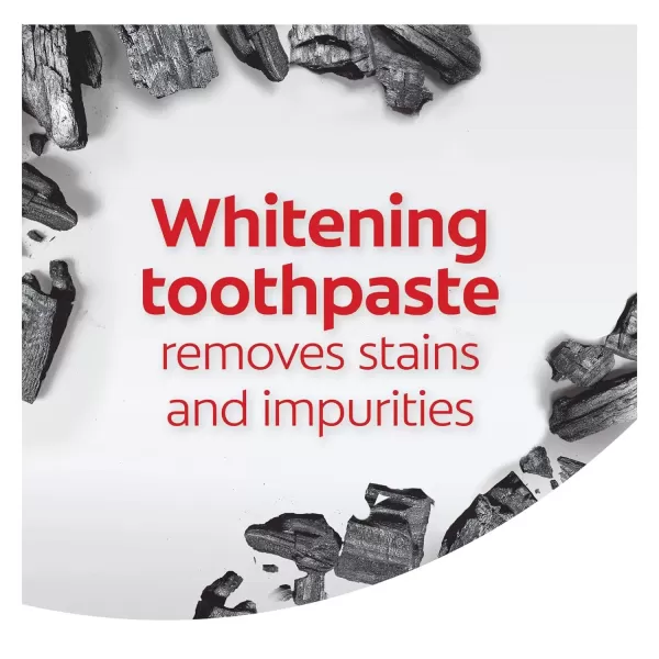 imageColgate Charcoal Teeth Whitening Toothpaste Natural Mint Flavor Vegan 46 Ounce 3 Pack46 Ounce Pack of 3