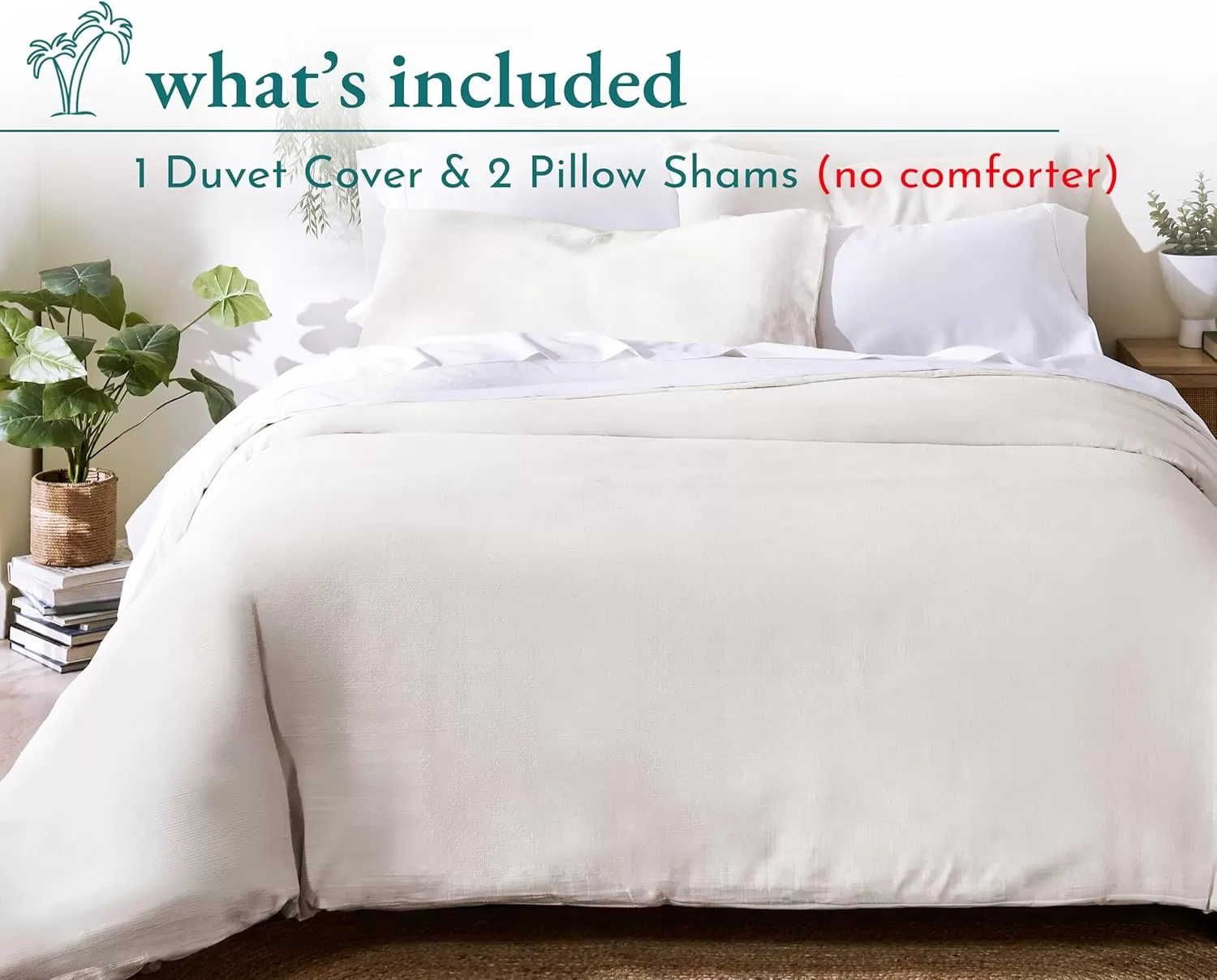 imageCalifornia Design Den Bulk Pack of 8 Queen Duvet Cover Sets  400 Thread Count 100 Cotton Sateen Case Includes 8 Duvet Covers and 16 Pillow Shams White17 Linen  Natural