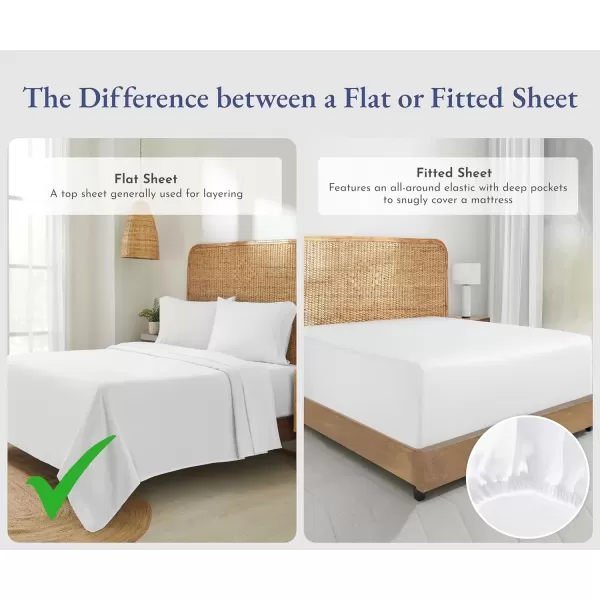 image100 Pure Cotton Flat Sheet  600 Thread Count Soft and Crisp Breathable Hotel Luxury Top Sheet Only Cooling Sheets Ultra Premium Sateen Weave Twin Bed Sheets 1 Piece Flat Sheet Bright White04  Grey