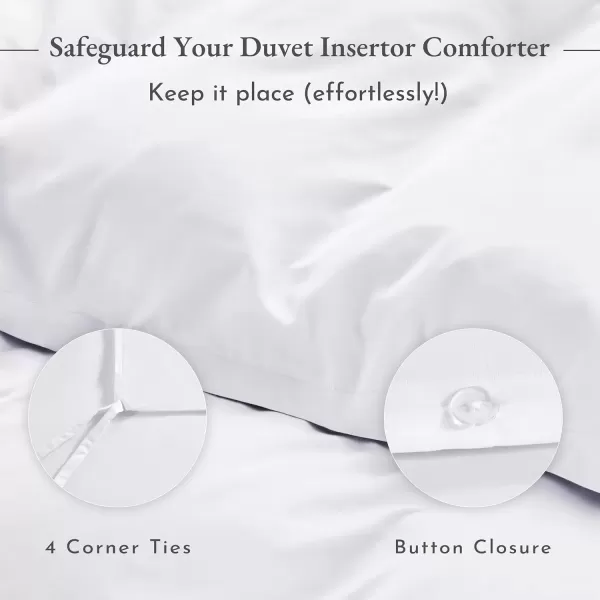 imageCalifornia Design Den Bulk Pack of 8 King Size Duvet Covers Only  400 Thread Count 100 Cotton Sateen Case Includes 8 Duvet Covers White01 White