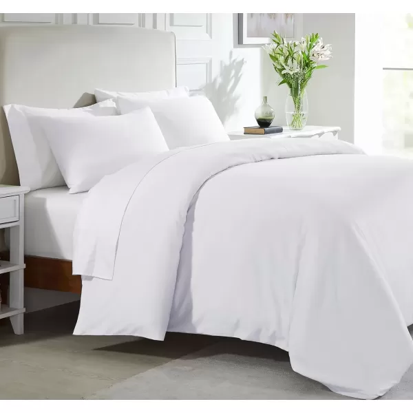 imageCalifornia Design Den Bulk Pack of 8 King Size Duvet Covers Only  400 Thread Count 100 Cotton Sateen Case Includes 8 Duvet Covers White01 White