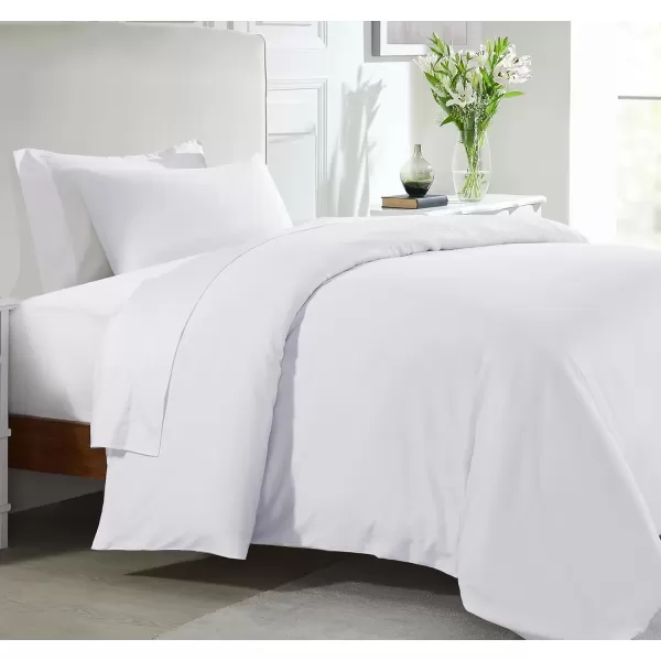 imageCalifornia Design Den Bulk Pack of 8 Queen Duvet Cover Sets  400 Thread Count 100 Cotton Sateen Case Includes 8 Duvet Covers and 16 Pillow Shams White01 White