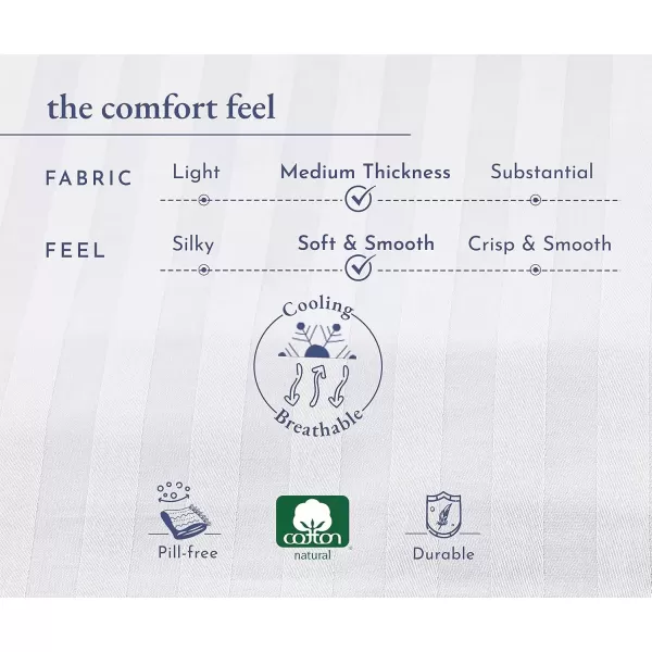imageCalifornia Design Den Bulk Pack of 8 Queen Duvet Cover Sets  400 Thread Count 100 Cotton Sateen Case Includes 8 Duvet Covers and 16 Pillow Shams White08 Striped White
