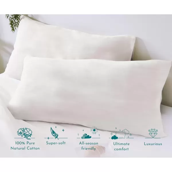 imageCalifornia Design Den Bulk Pack of 8 Queen Duvet Cover Sets  400 Thread Count 100 Cotton Sateen Case Includes 8 Duvet Covers and 16 Pillow Shams White17 Linen  Natural