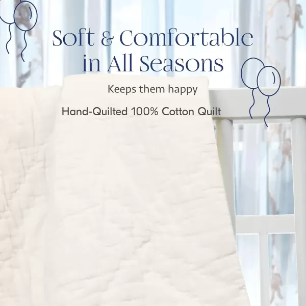 imageCalifornia Design Den HandQuilted Quilt Twin Size 100 Cotton Fabric 2 Piece Ivory Quilt Twin Set All Season Lightweight PreSoftened Diamond Pattern Creamy IvoryIvory