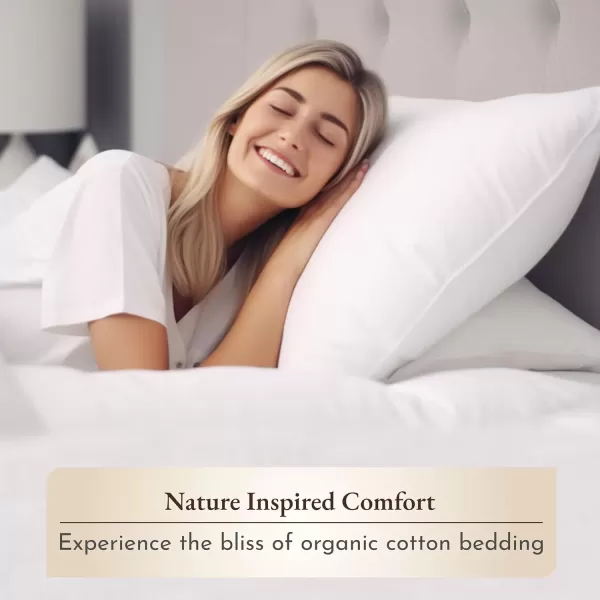 imageCalifornia Design Den 100 Organic Cotton Sheets for Queen Size Bed Deep Pockets Percale Sheets Queen GOTS Certified Soft Cooling Sheets Bed Sheets Queen Sheet Set White Sheets05  Blue Hydrangea