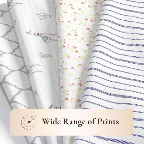 imageCalifornia Design Den 100 Organic Cotton Sheets for Queen Size Bed Deep Pockets Percale Sheets Queen GOTS Certified Soft Cooling Sheets Bed Sheets Queen Sheet Set White Sheets10  Quatrefoil Grey Print