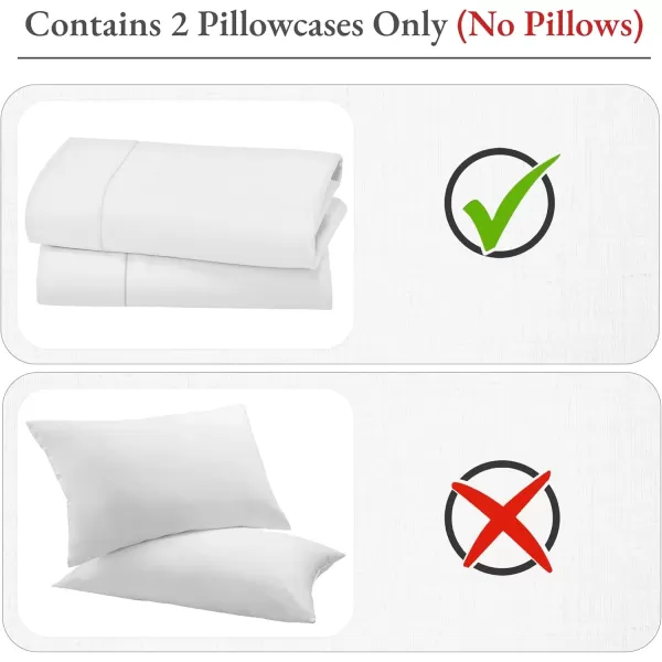 imageCalifornia Design Den Bulk Pack of 40 Piece StandardQueen Size Pillowcases  400 Thread Count 100 Cotton Sateen White01  White