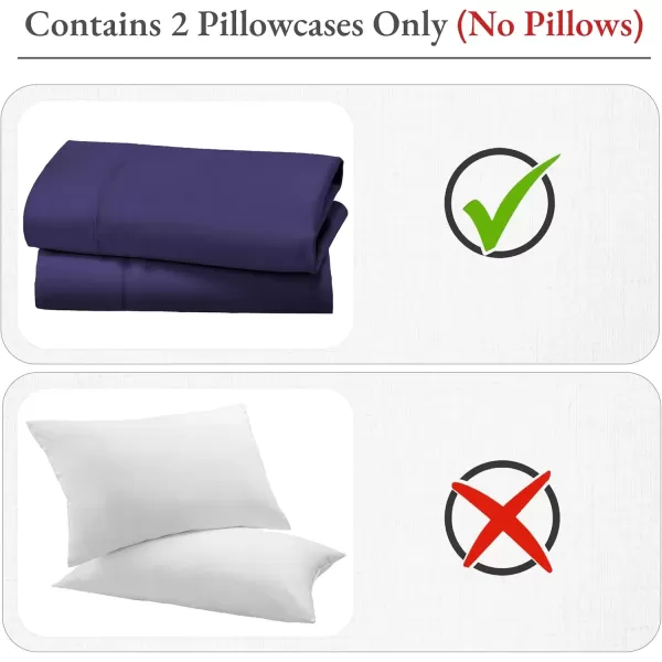 imageCalifornia Design Den Bulk Pack of 40 Piece StandardQueen Size Pillowcases  400 Thread Count 100 Cotton Sateen White18  Purple