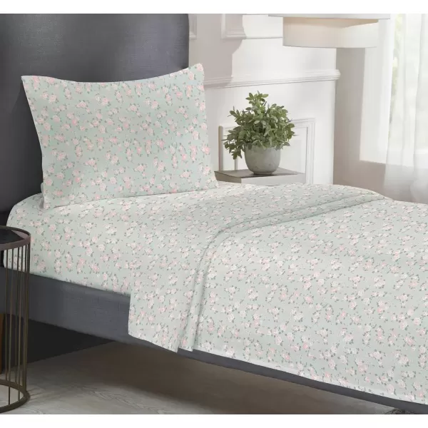imageCalifornia Design Den Bulk Pack of 6 Full Size Sheet Sets  100 Cotton Sateen Deep Pocket Case Includes 6 Flat Sheets 6 Fitted Sheets and 12 Pillowcases White13  Vintage Rose Print