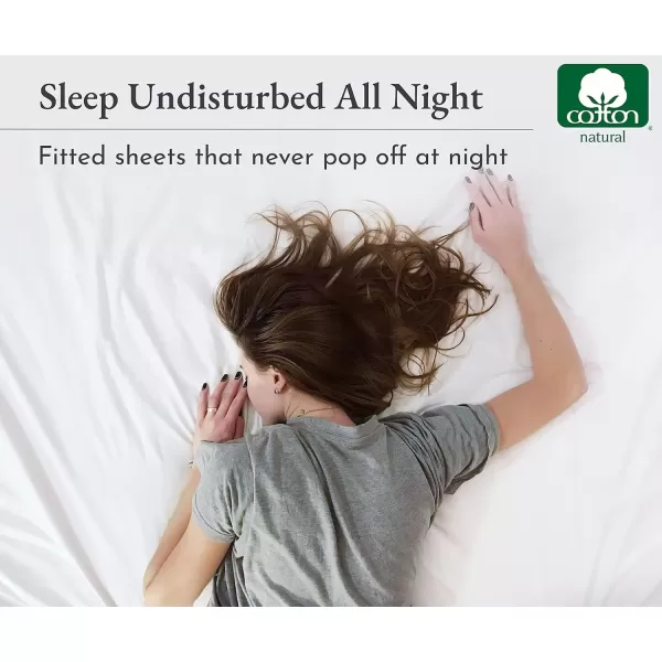 imageCalifornia Design Den Bulk Pack of 8 King Size Fitted Sheets Only  Soft 100 Cotton Sateen WhiteLight Grey