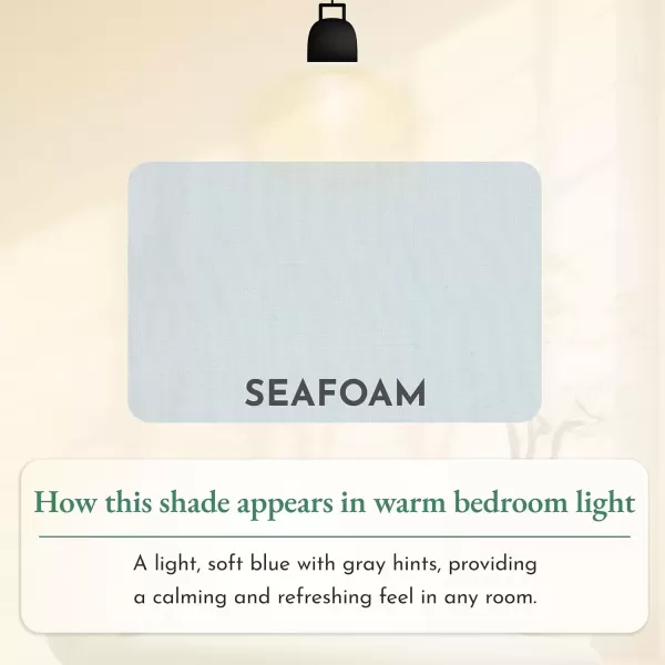 imageCalifornia Design Den Split King Sheet Set  100 Cotton 600 Thread Count Breathable Luxury King Size Sheets for Adjustable Bed Luxury Soft HotelQuality Sheets with Sateen Weave  Pastel Blue11  Seafoam